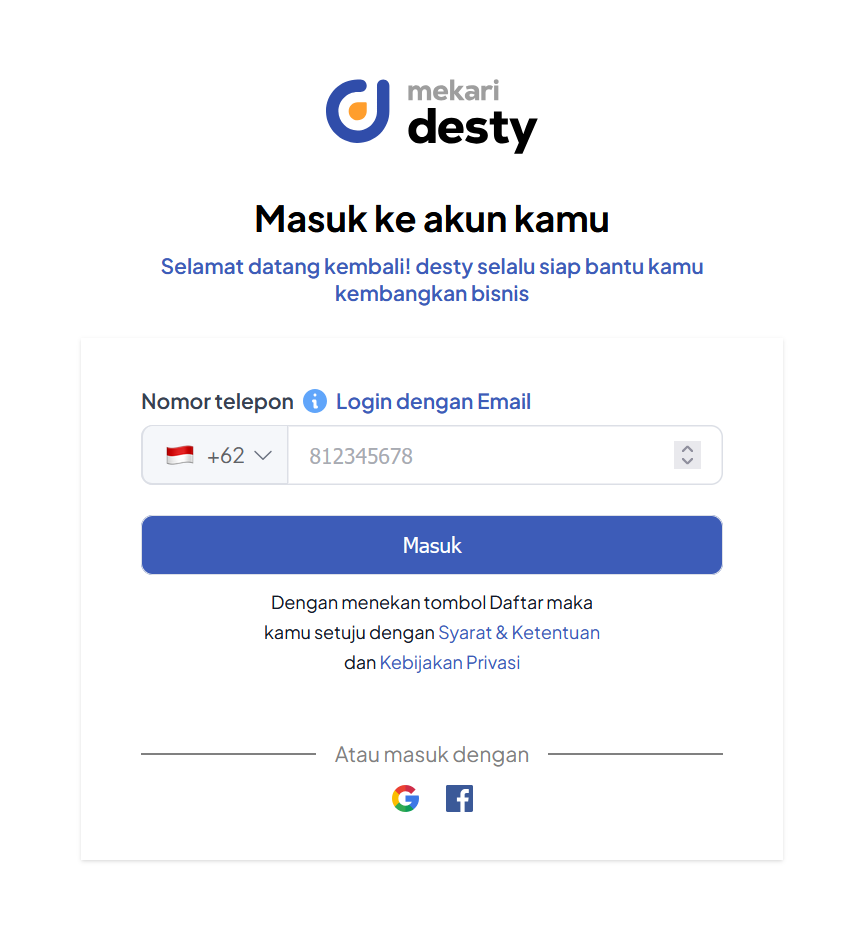Cara Custom Domain di Desty Store