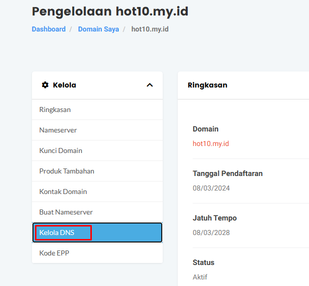 Custom Domain Lovable di IDwebhost