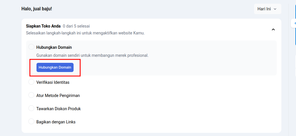 Cara custom domain Plugo di IDwebhost 