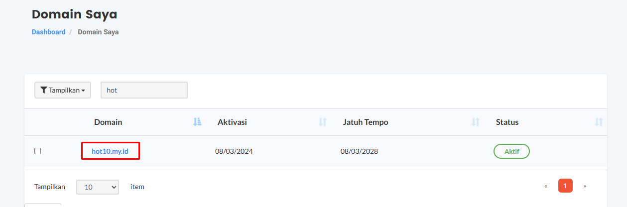 Custom Domain Lovable di IDwebhost